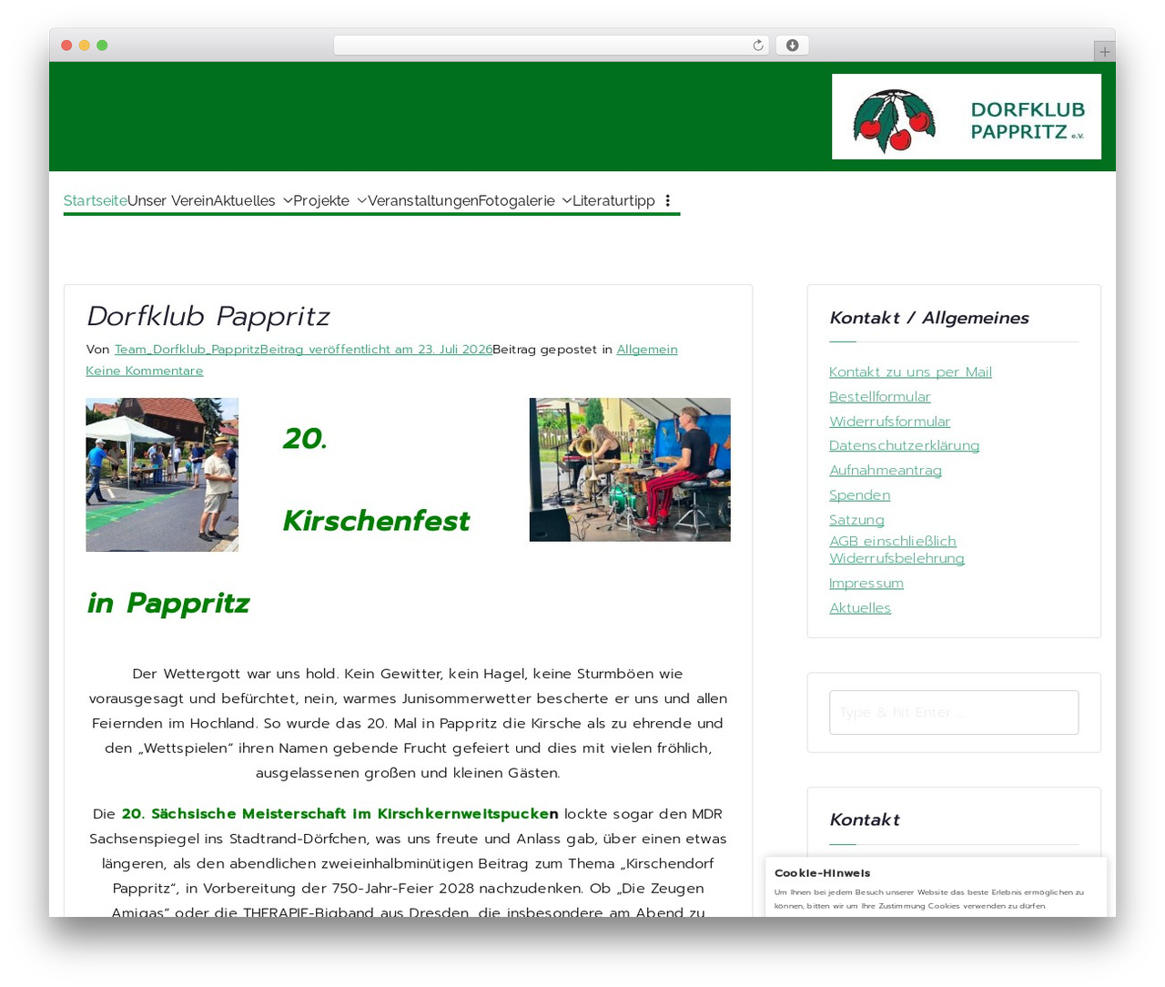 Zakra WordPress theme - dorfklub-pappritz.de Zakra WordPress theme - dorfklub-pappritz.de