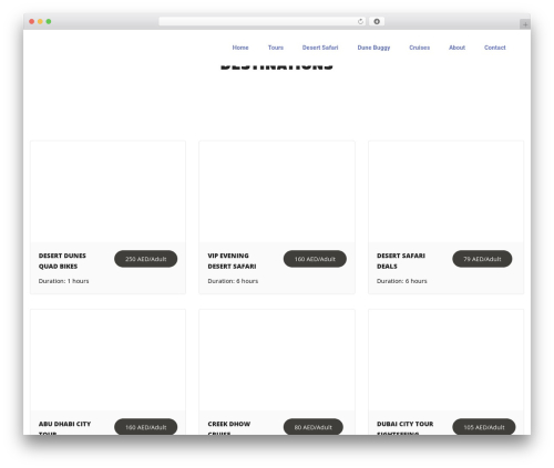 Zone WordPress theme - www.luxurytourdubai.com