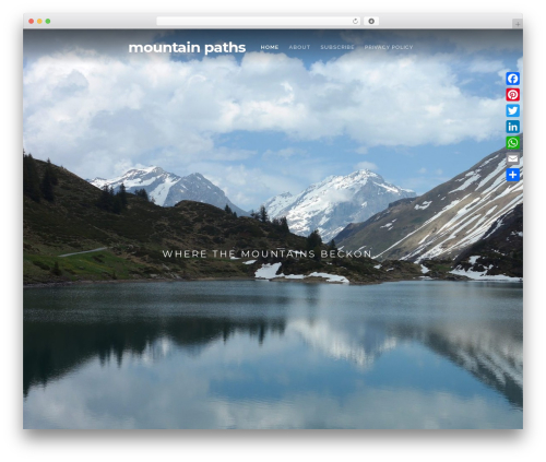 Web stat WordPress plugin - mountain-paths.com