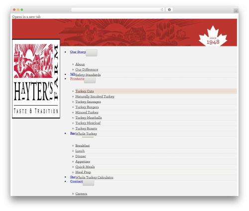 Bricks WordPress theme - haytersfarm.com