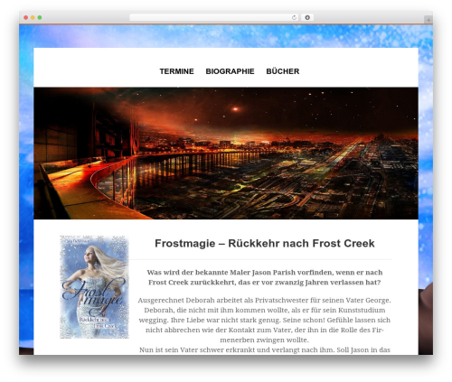 deWinter WordPress theme - caradewinter.de
