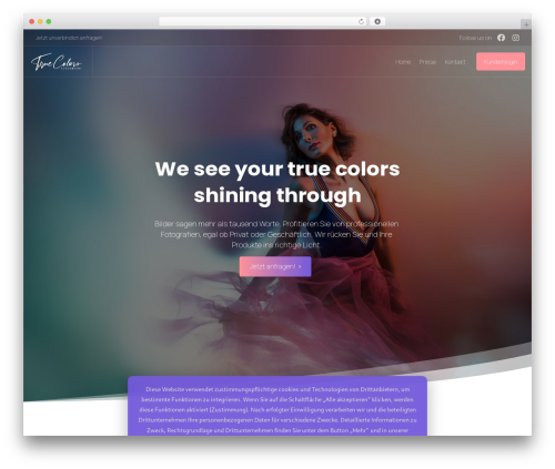 USERCENTRICS CMP (usercentrics-consent-management-platform) free WordPress plugin - true-colors-fotografie.de