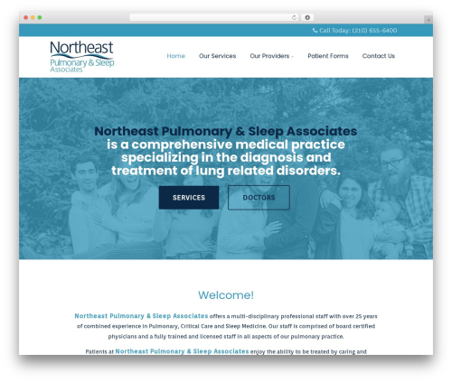 Optimizer PRO WordPress theme - northeastpulmonary.com
