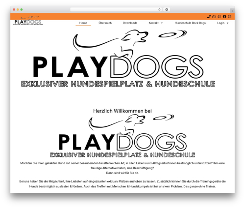 Page Builder Framework theme WordPress - play-dogs.de