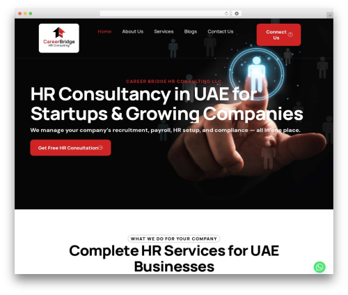 Theme WordPress Threadsys - www.careerbridgeuae.com
