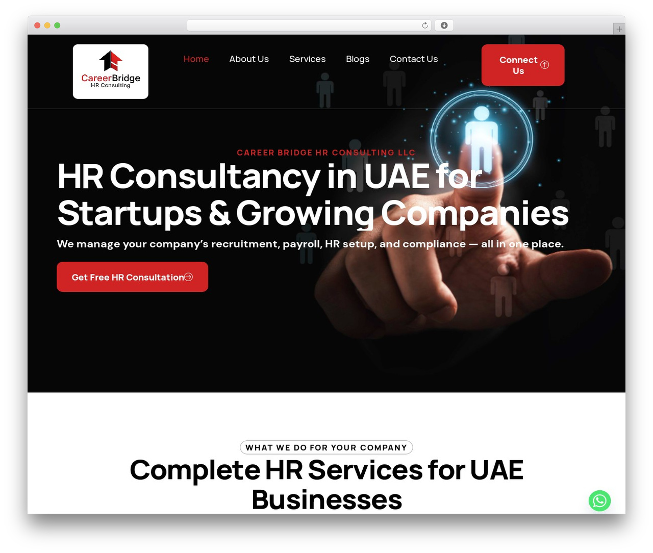 Theme WordPress Threadsys - www.careerbridgeuae.com