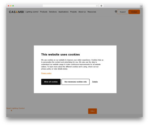 Meomblocks WordPress plugin - casambi.com