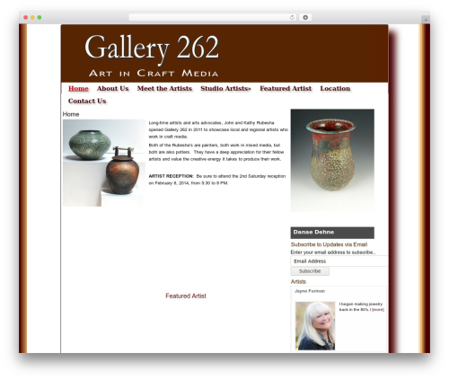 Catalyst best WordPress theme - gallery262escondido.com