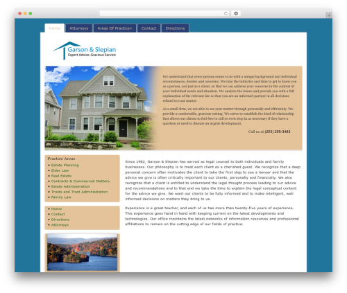 Catalyst WordPress theme - garsonslepian.com