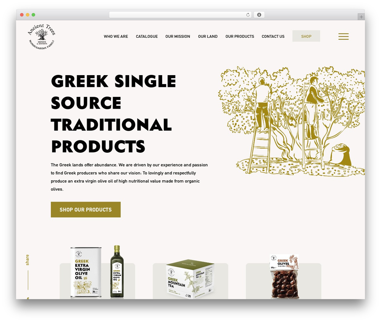 Divi WordPress theme - ancient-trees.com