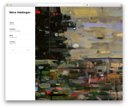 Doppio theme WordPress - norahadinger.com
