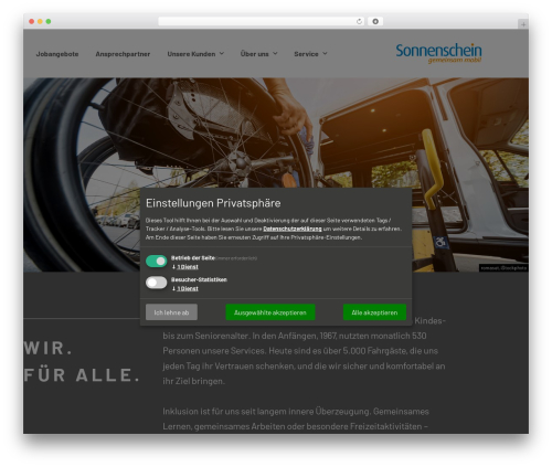 Hello Elementor theme WordPress - gemeinsam-mobil.de