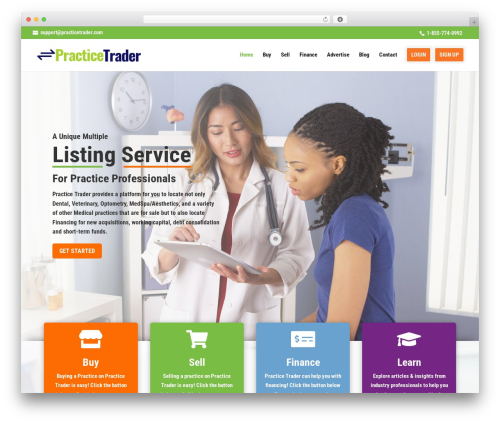 Imavex Development theme WordPress - practicetrader.com