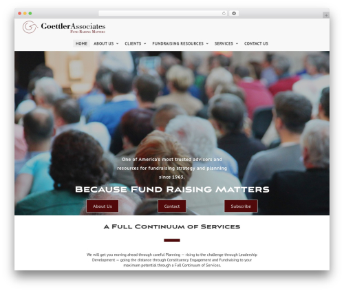 WordPress theme Developer Theme - goettler.com