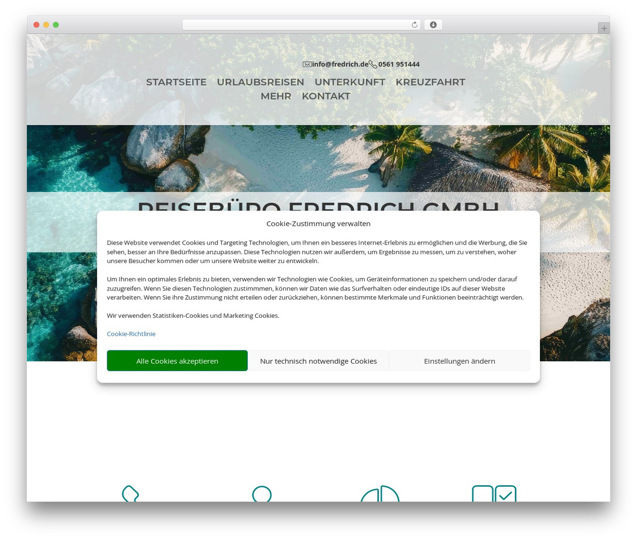 WordPress theme Divi - urlaubspharao.de