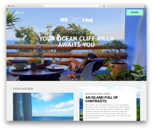 WordPress theme Generic - azoresstays.com