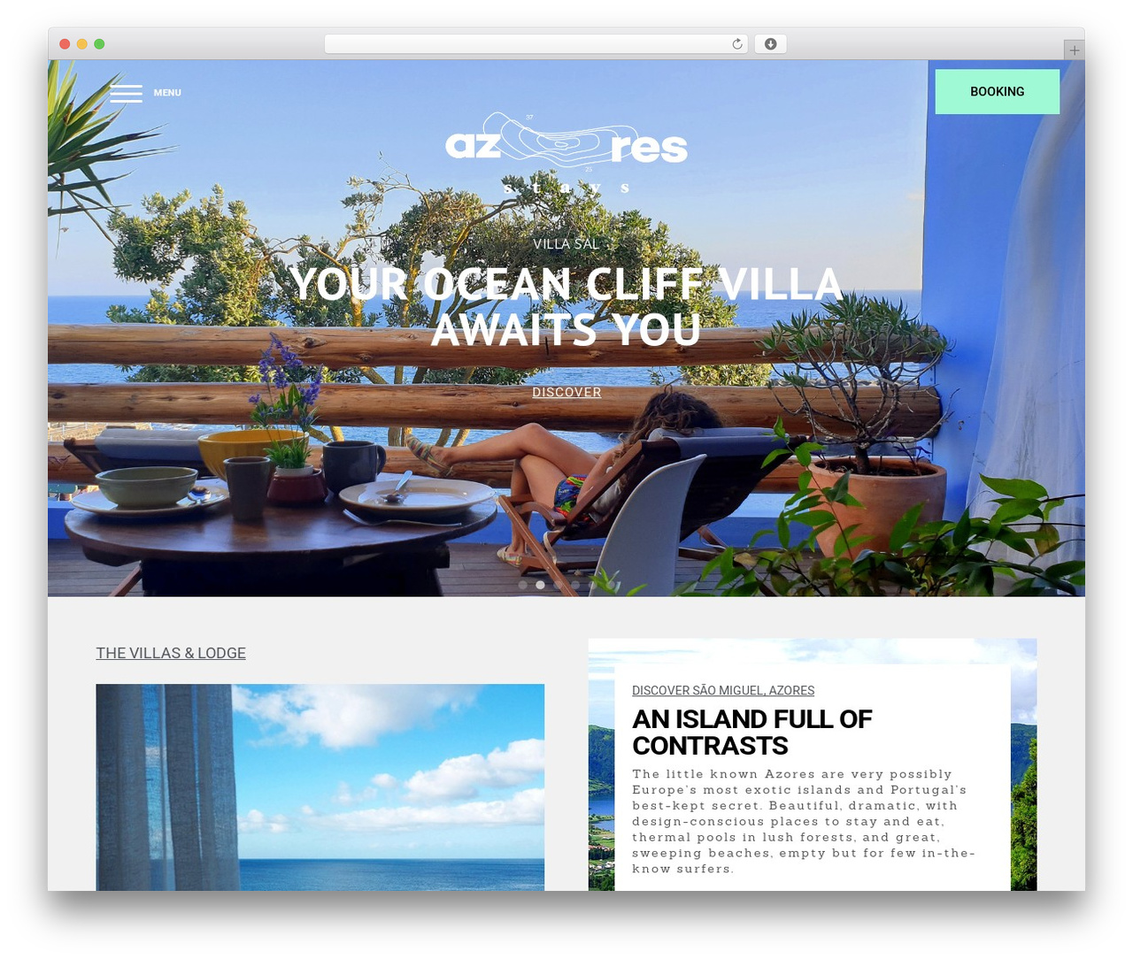 WordPress theme Generic - azoresstays.com