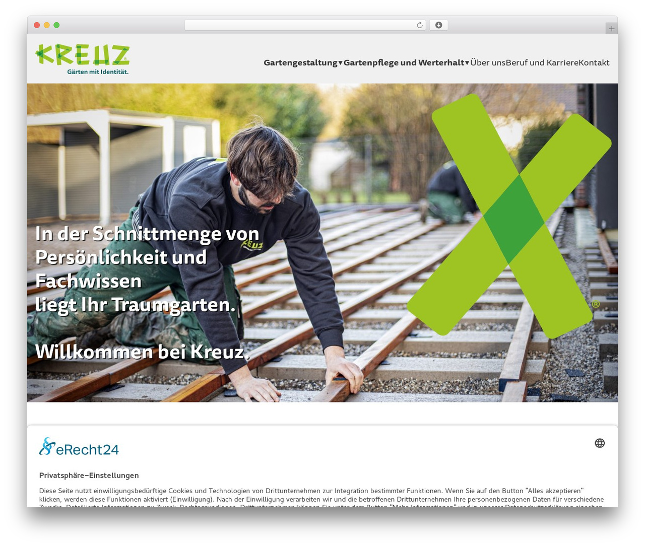 AAA-Theme WordPress theme - kreuz-galabau.de