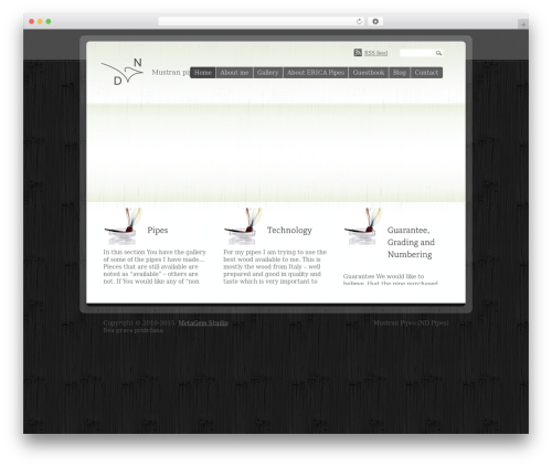 Bamboo theme WordPress - tnd-pipes.com