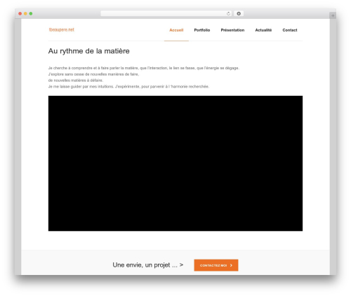 Better WordPress theme - tbeaupere.net