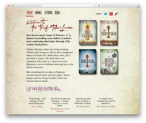 Catherine theme WordPress - thethieftaker.com