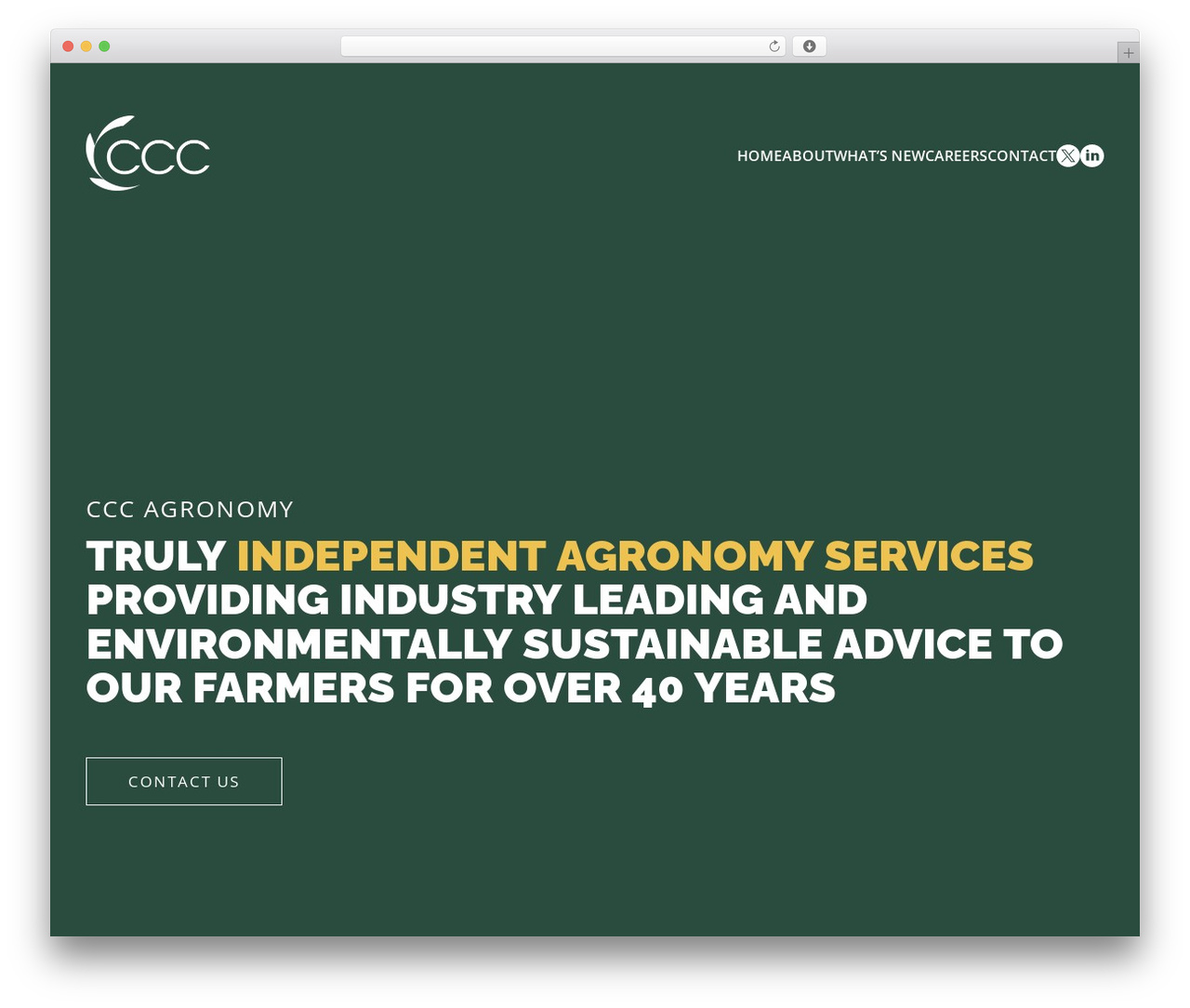 ccc theme WordPress - cccagronomy.com