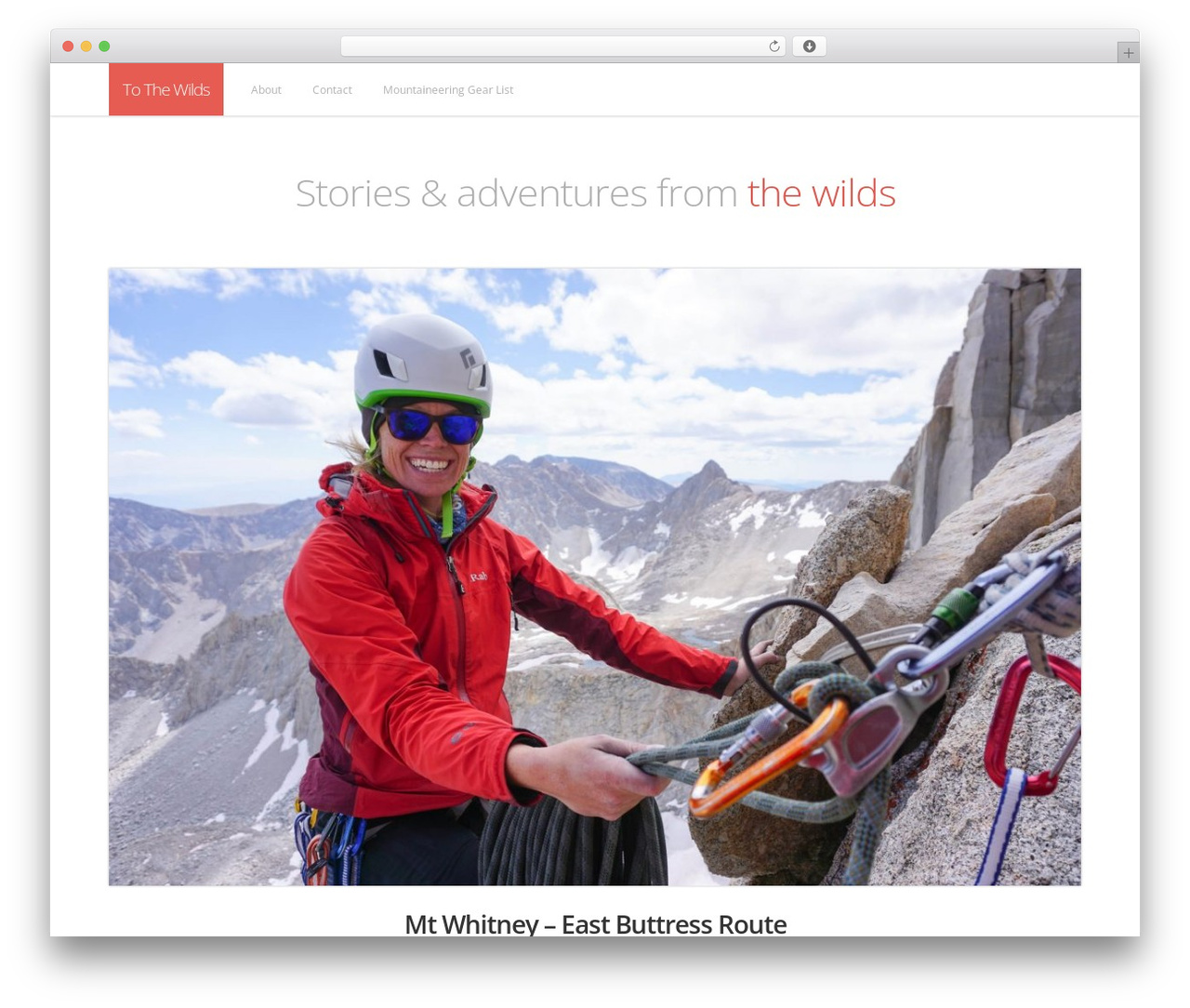 Develop WP theme - tothewilds.com Develop WP theme - tothewilds.com
