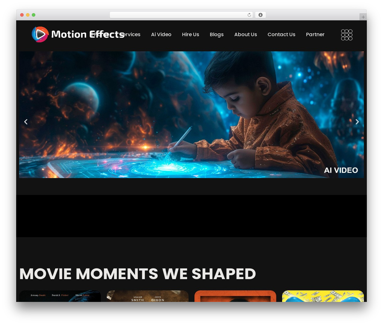 FirstFrame theme WordPress - motioneffects.com FirstFrame theme WordPress - motioneffects.com