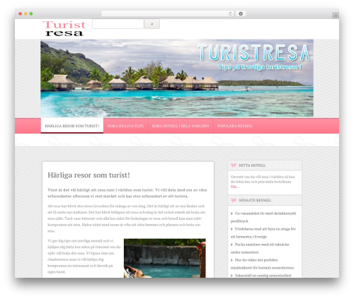 Frau WordPress theme - turistresa.se