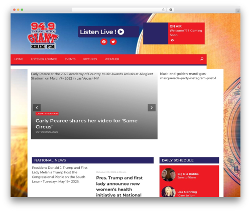 Events customize changes WordPress plugin - kbimradio.com
