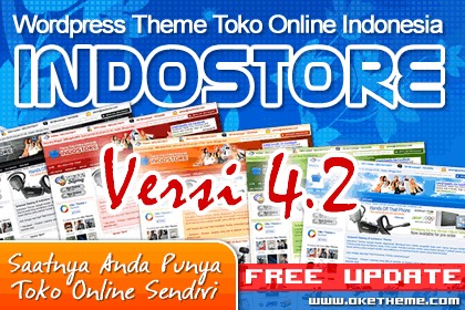IndoStore Theme WordPress store theme by Tri Yuli Kurniawan