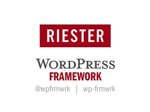 Riester WP Framework WordPress theme by Riester