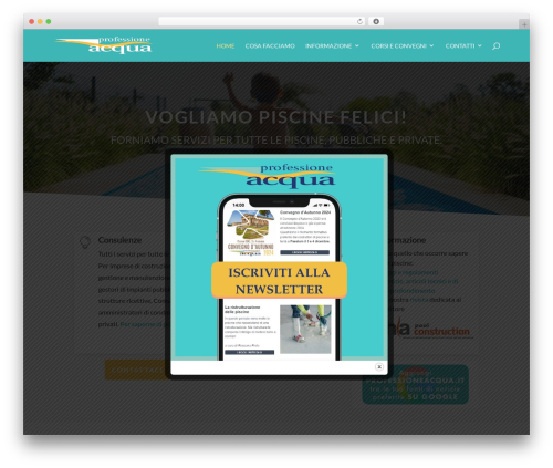 Formidable modal WordPress plugin - professioneacqua.it