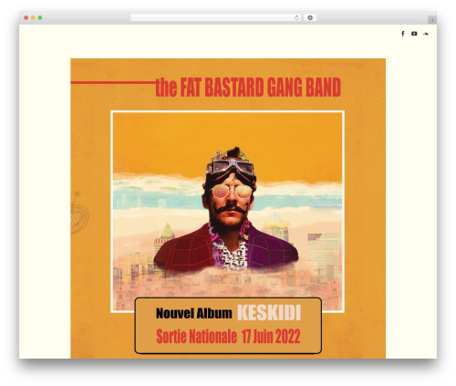 Theme WordPress Speaker - thefatbastardgangband.com