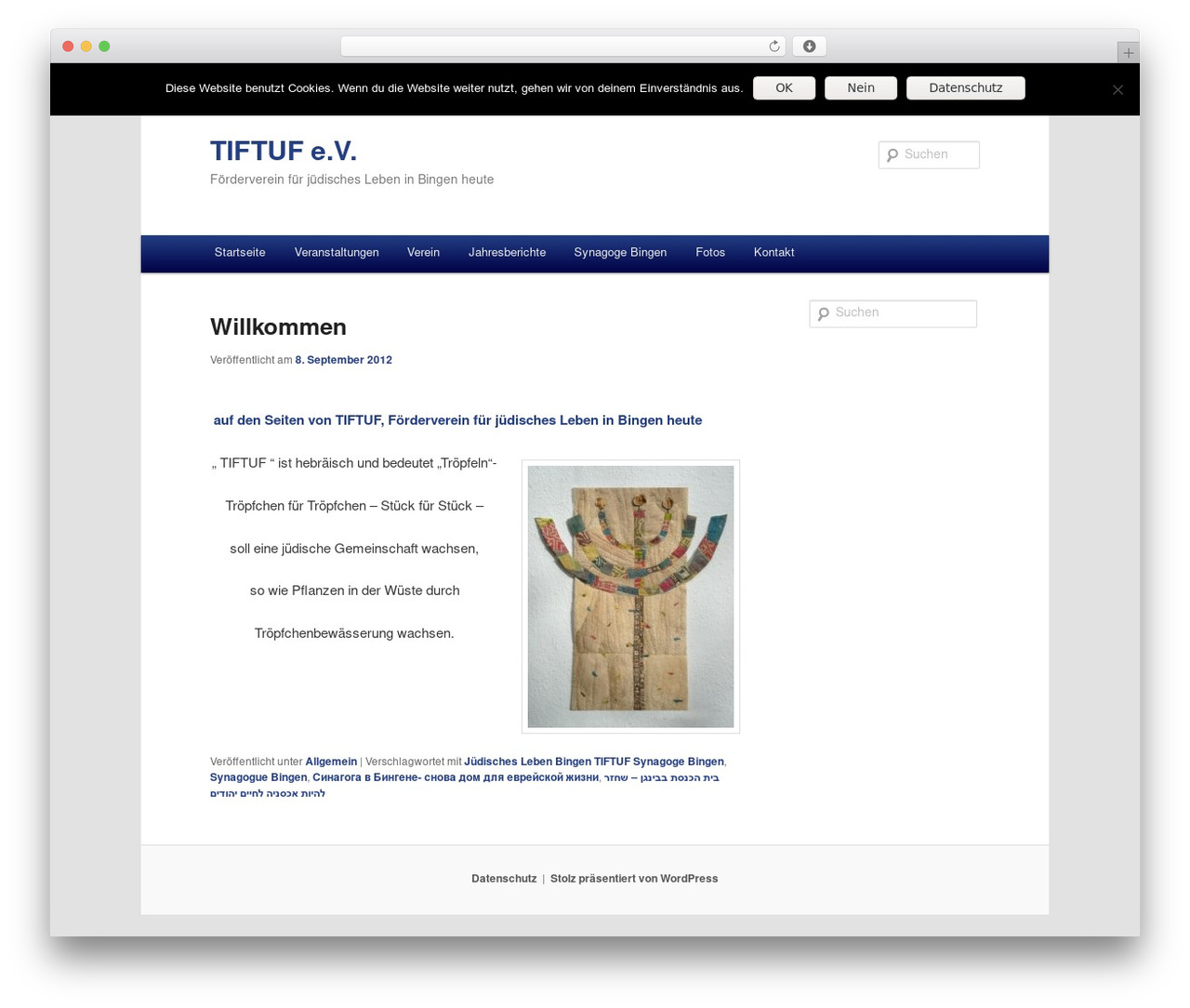 tiftuf-Theme theme WordPress - tiftuf.de