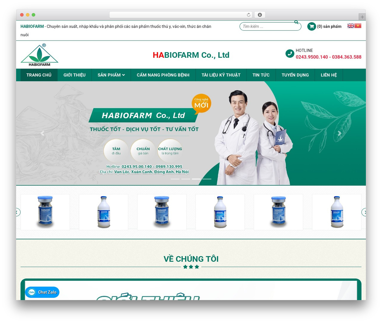 Web3B theme WordPress - biofarm.com.vn