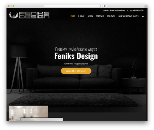WordPress theme Feniks Design - feniksdesign.com