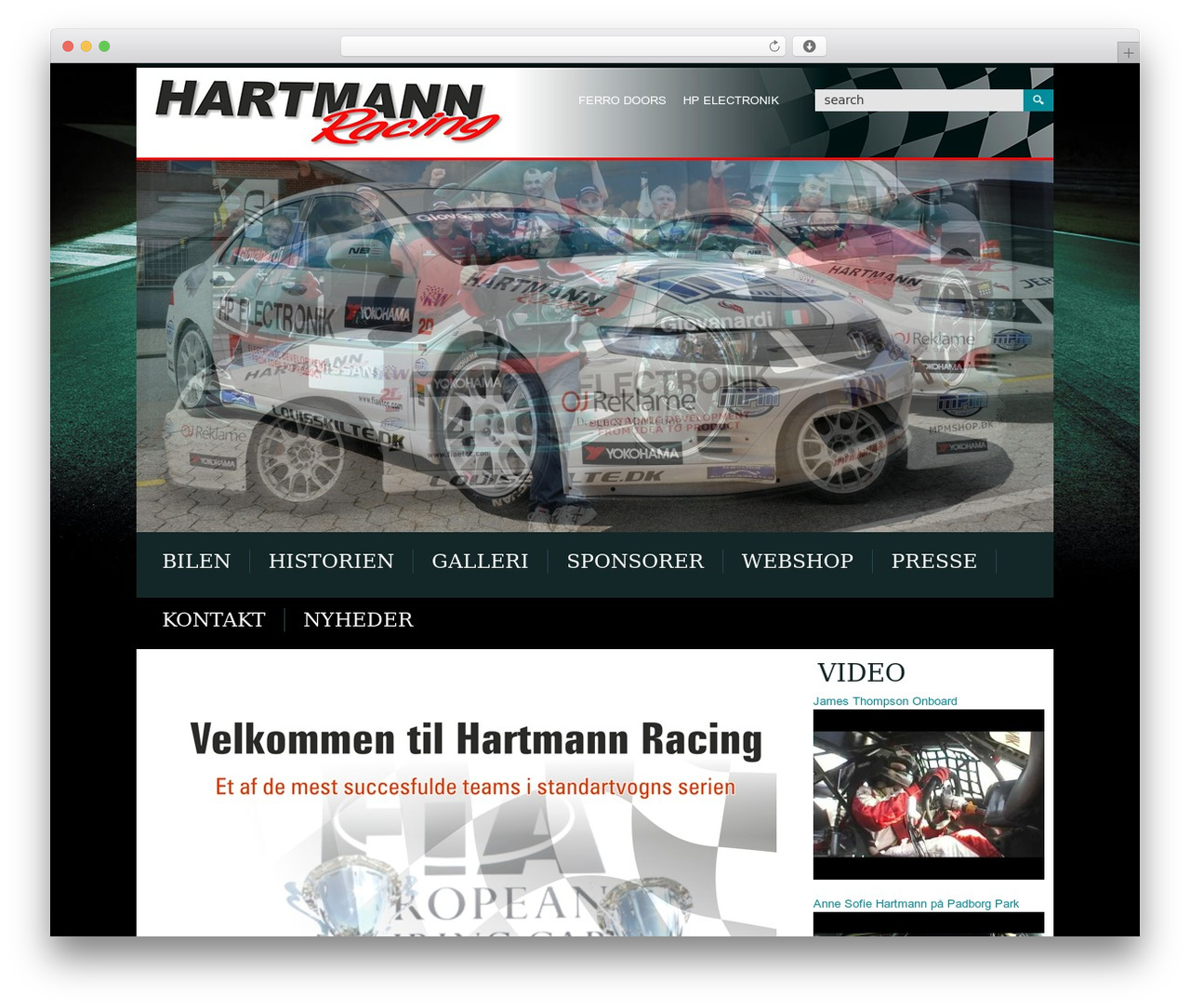 WordPress theme Carmag - teamhondaracing.dk