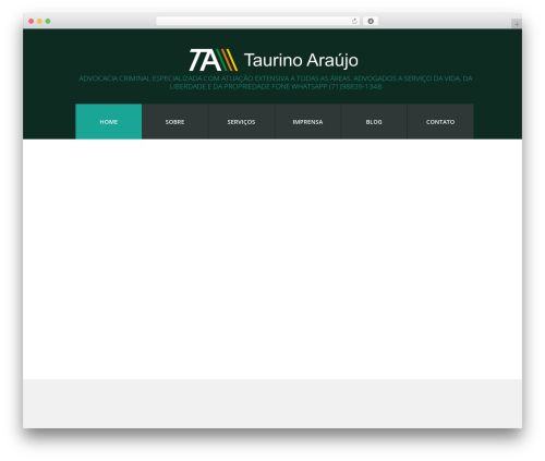WordPress theme cherry - taurinoaraujo.com