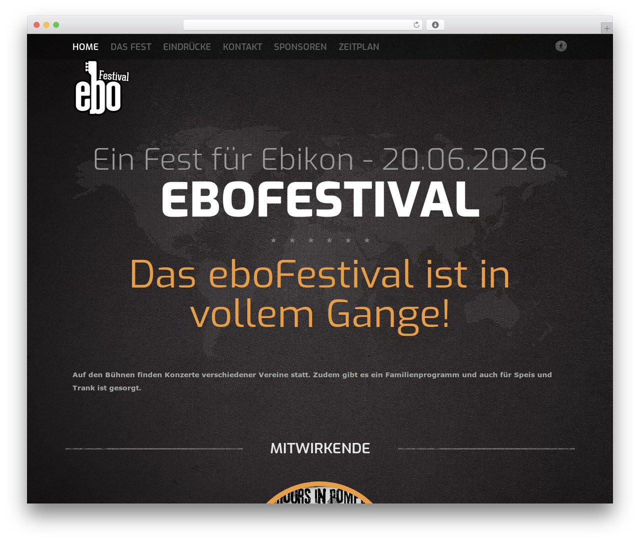 WordPress theme Fest - ebofestival.ch
