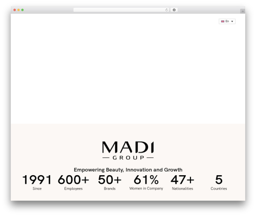 WordPress theme Levre - madigroup.com