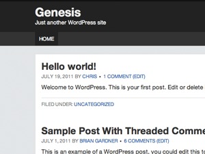 WordPress theme Sample (Full-Width Style) WordPress theme Sample (Full-Width Style)