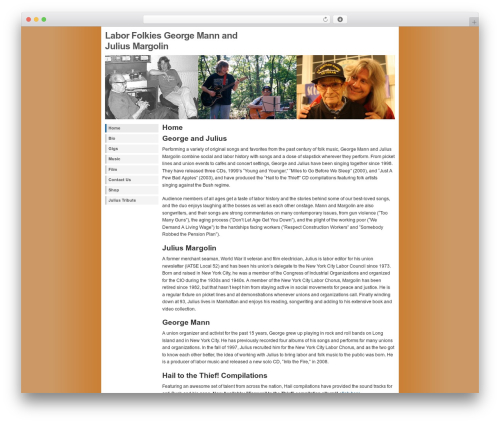 WordPress theme WP-Andreas01 - georgeandjulius.com