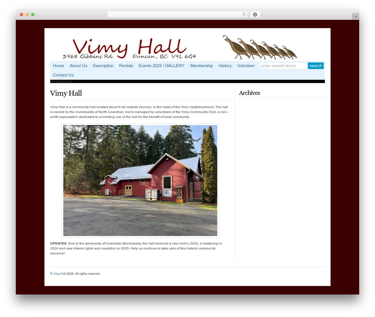 WordPress theme WP-DaVinci - vimyhall.com WordPress theme WP-DaVinci - vimyhall.com