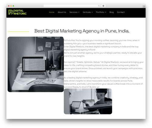 Axios theme WordPress - digitalrhetoric.in