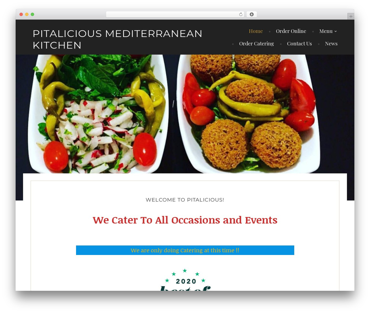Canape WordPress theme design - austinpitalicious.com