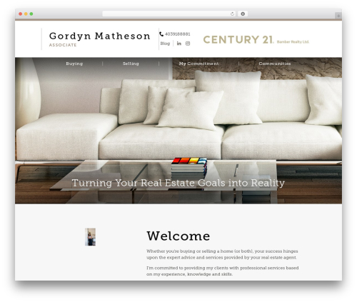 IXACT Framework WordPress theme - gordynmatheson.com