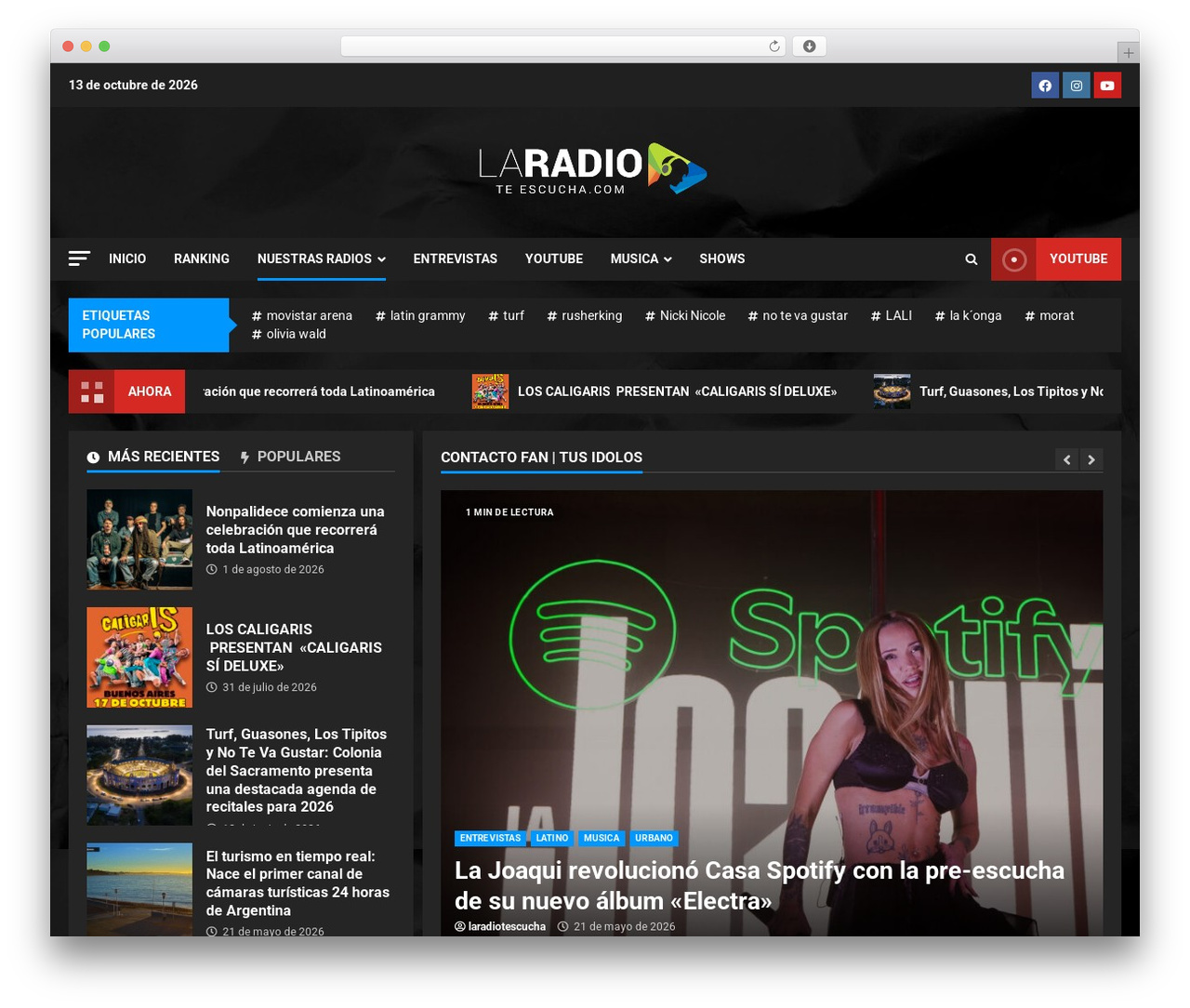 MoreNews best free WordPress theme - laradioteescucha.com