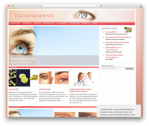 Network-Theme WordPress theme - gerstenkorn.net