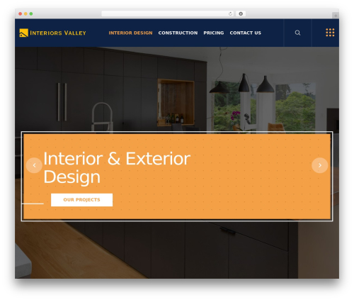 WordPress theme Intervio - interiorsvalley.com